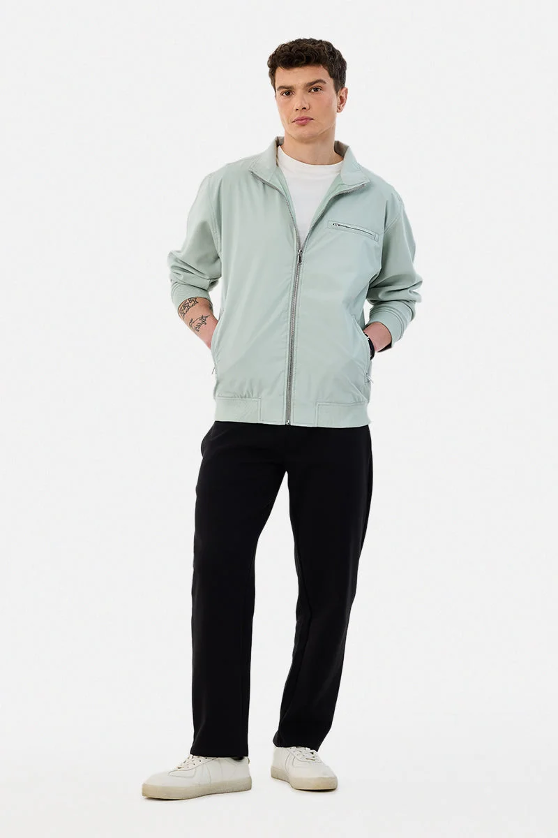 SNITCH High Neck Scuba Zipper Jacket